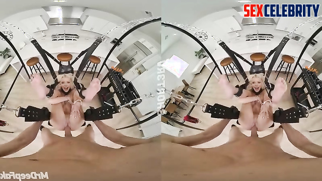 He fucked her for about 5 hours on the sex swing, fake Anya Taylor-Joy