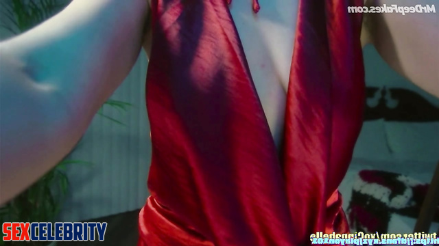 Emilia Clarke face swap stream slowly and sensually undresses, exposing her body