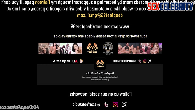 Becky G deepfake tied hands cuffed legs and tickled all over body