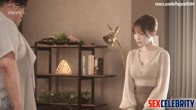 Husband watching as his friend pleasing her / Wonyoung (장원영 아이브) fakeapp