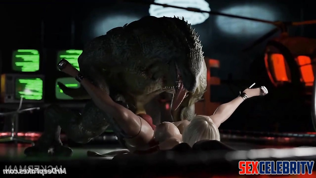 Busty slut Scarlett Johansson cums so many times with monster (animated adult video)