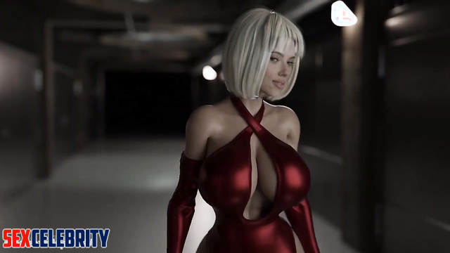 Busty slut Scarlett Johansson cums so many times with monster (animated adult video)
