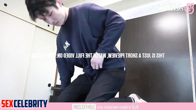 Brunet undressing on camera right now, Jaehyun (재현 엔시티) ai scene