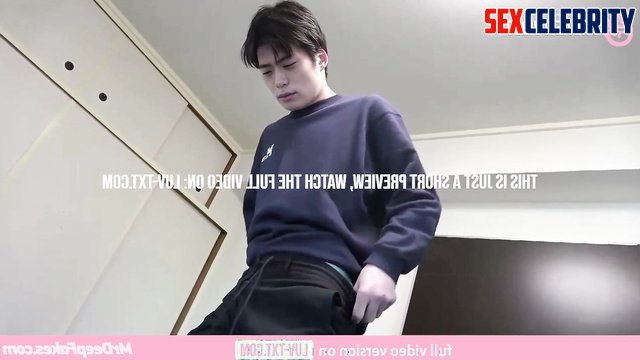 Brunet undressing on camera right now, Jaehyun (재현 엔시티) ai scene