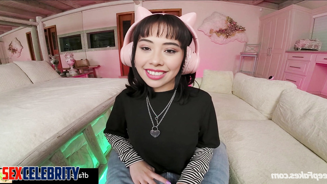 Playful Xochitl Gomez and your cock in her hands / pov deepfake erotic