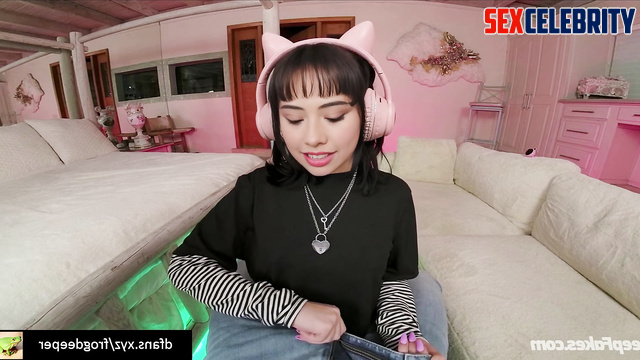 Playful Xochitl Gomez and your cock in her hands / pov deepfake erotic