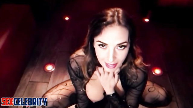 Fake Mayrin Villanueva solo play with big Dildo