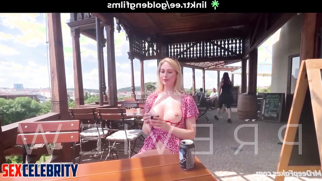 Maria Sharapova shows her nice boobs to everyone on the street fake porn