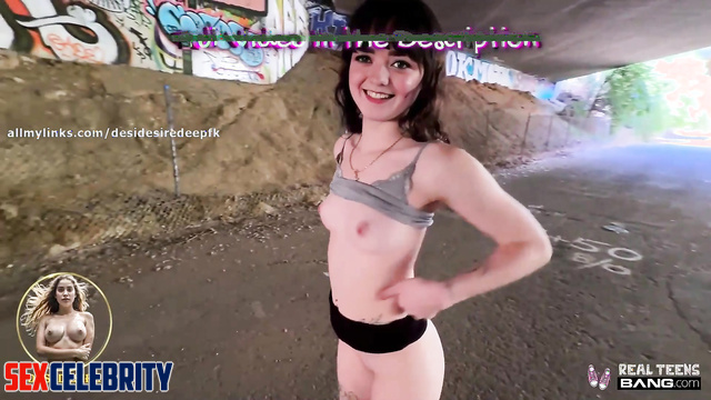 A.I. Maisie Williams Innocent Slut Public Play
