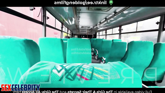 Fake Salma Hayek - Masturbating in Front of a Stranger on the Bus