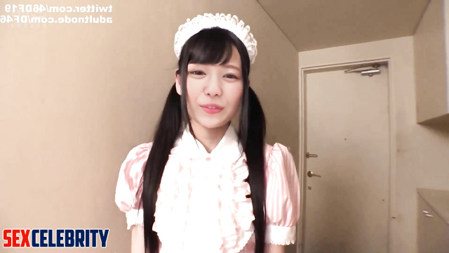 Japanese star Aimi having sex in a maid costume (愛美 日本 人) [PREMIUM]