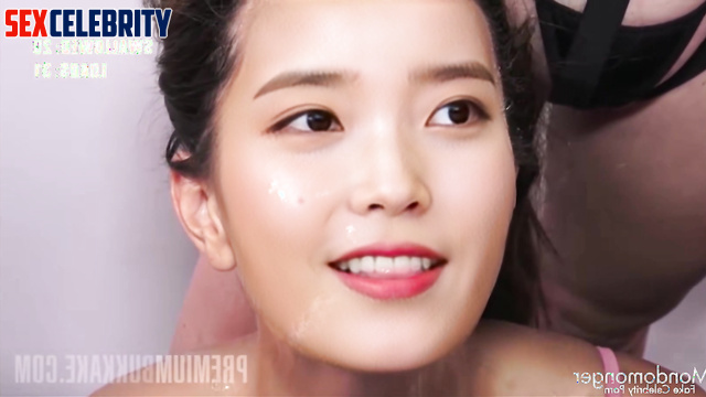 She asked friends cumed her face and mouth / IU (이지은 인터넷 연예인) real fake