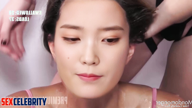 She asked friends cumed her face and mouth / IU (이지은 인터넷 연예인) real fake