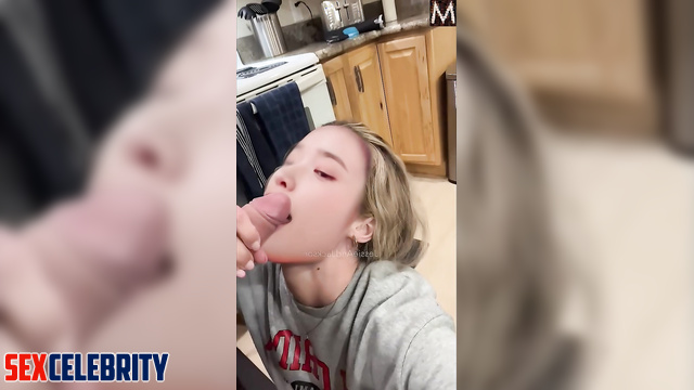 Blonde got a portion of sperm in the kitchen / IU (이지은 딥 페이크 에로틱) fakeapp