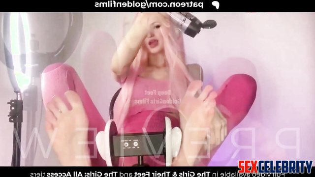 Dove Cameron - ASMR Feet (Foot Massage and Triggers) Fake