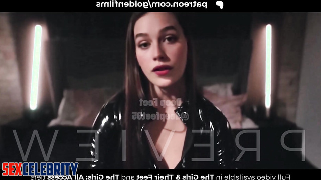 Fake Victoria Pedretti - Footjob, Dominatrix, Foot Sex and Dirty Talking (POV)