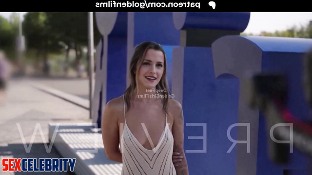 Fake Emma Watson - Walking Completely Naked Around Madrid, Surrounded by People