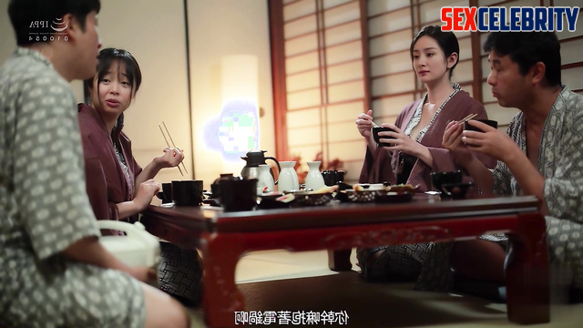 Asian woman got creampie from her husband's friend 杨幂 智能換臉 Yang Mi ai