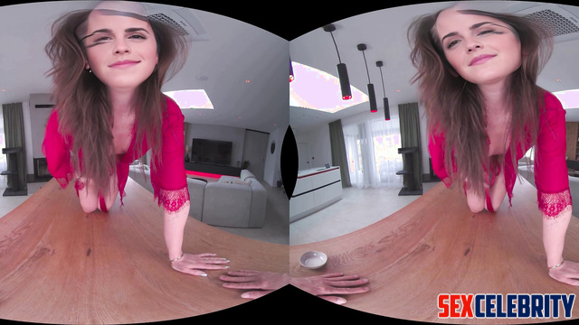 She teasing you with her pussy - Emma Watson pov sex tapes