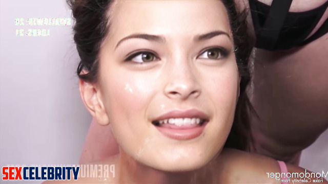 Her face deserves all of this cum, Kristin Kreuk pov bukkake porn