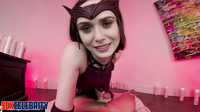 Deepfake Elizabeth Olsen as Scarlett Witch
