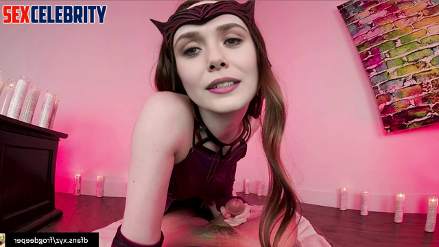 Deepfake Elizabeth Olsen as Scarlett Witch