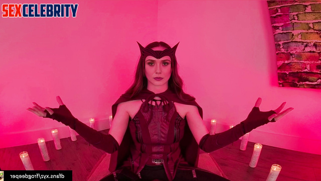 Deepfake Elizabeth Olsen as Scarlett Witch