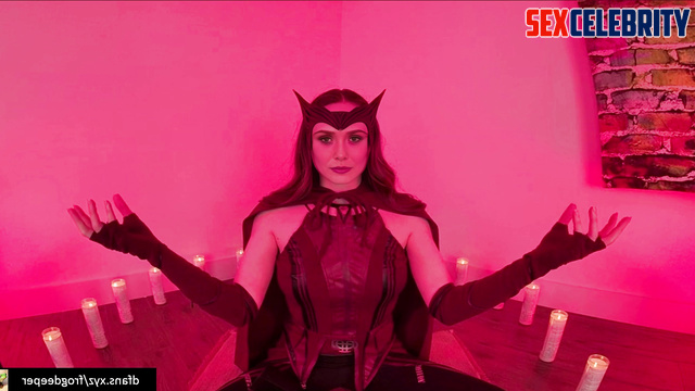 Deepfake Elizabeth Olsen as Scarlett Witch