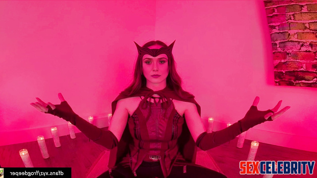 Deepfake Elizabeth Olsen as Scarlett Witch