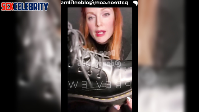 A.I. Julianne Moore - Stinky Boots and Black Nylon Feet (JOI)
