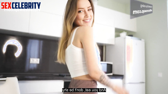 Sexy new neighbor Amber Heard (AI) wants to fuck me and humiliates my wife