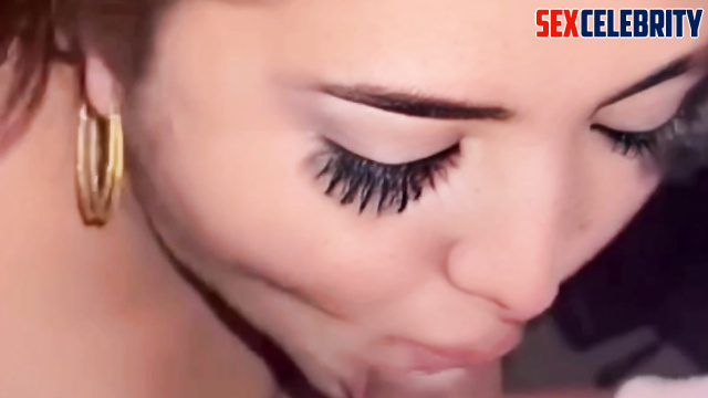 AI Pamela Silva Conde giving a loving blowjob