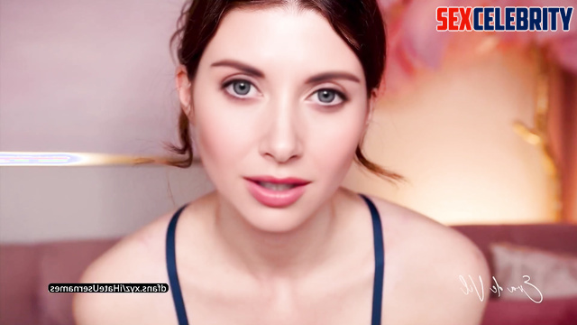 Hot Alison Brie deepfake talks to you with very dirty words trying to excite you