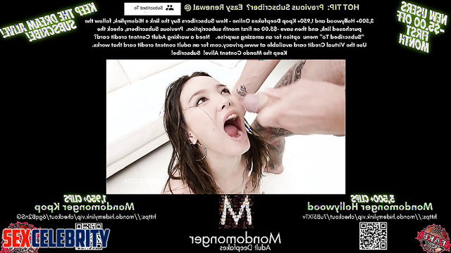 She opened her home and mouth to the bukkake party, ai Nayeon (나연 트와이스)