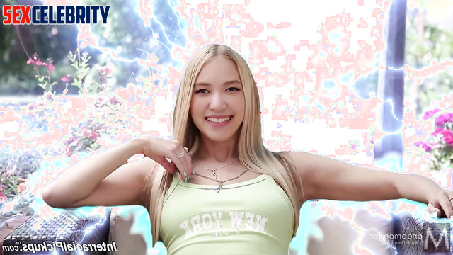 Blonde asked him to watch her sex with black guy, fake Rose (로제 블랙핑크)