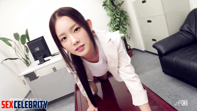 Debauchery in the closed evening office, fake Taeyeon (태연 소녀시대)