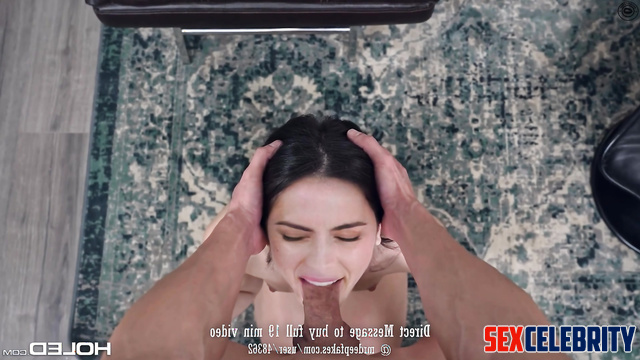 Deepthroat and pussy and ass sex from hot Ana de Armas face swap