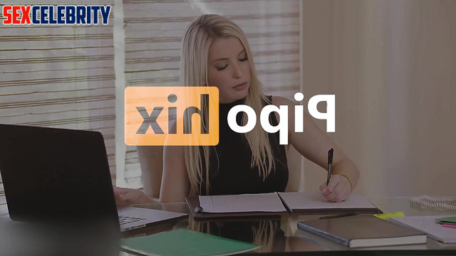 Hot secretary was fucked in ass and her mouth was cumed, ai Ivanka Trump