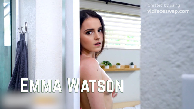 Step Sister AI Emma Watson Gives Step Bro Some Soapy Strokes