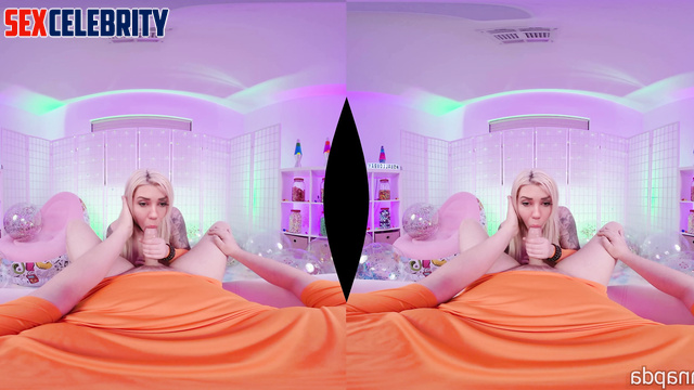 Alanah Pearce fakeapp POV VR in heels and fishnets is waiting for your cock in her anal