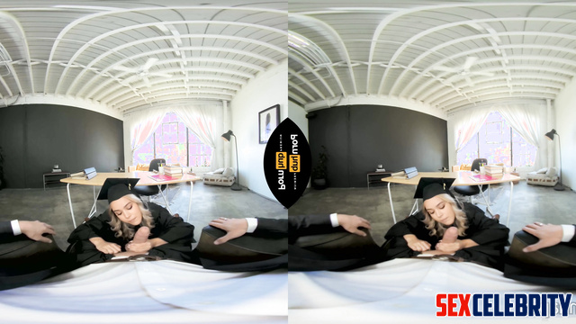 Graduate Hailee Steinfeld fake POV VR celebrates graduation with hot sex