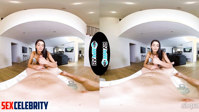Katelyn Heling POV VR gives you a great handjob and blowjob, followed by missionary sex