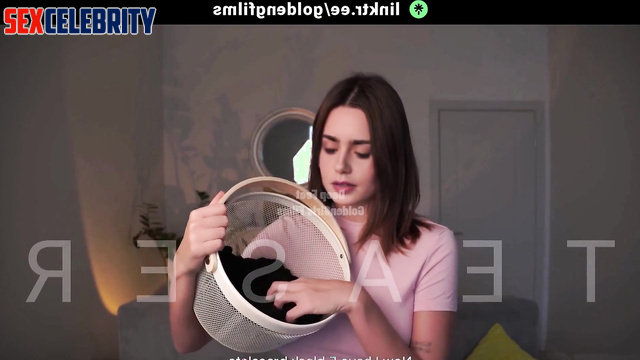 Lily Collins - These Bodystockings and my Voice will Make You Cum, fakeapp