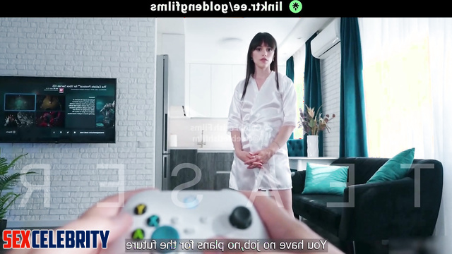 Jenna Ortega - Slutty Stepmom (Pussy Licking, Facesitting and Squirting), fakeapp