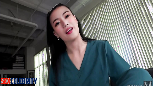 Nurse's body was covered in sperm, look / Sana (사나 트와이스) deepfake erotic
