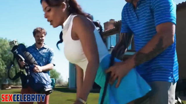 AI Jackie Guerrido gets golf lessons squirting and anal