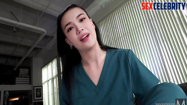 For some reason the nurse made you handjob, Chaewon (채원 아이즈원 르세라핌) A.I.