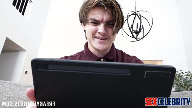 Big titted sex robot Billie Eilish is on a mission - real fakes