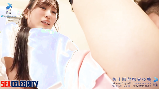 Deepfake  Yoko Shogenji  透明感たっぷ Cumshot on clothes