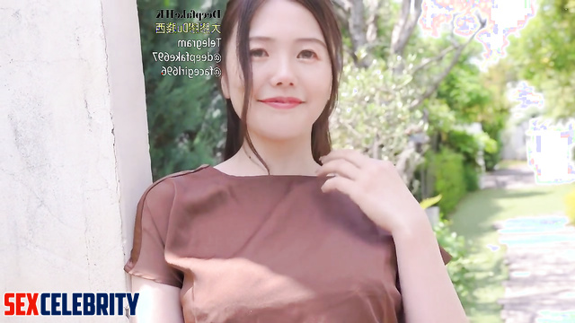 HK Real fake 夢雨 Mungyu 熊仔奶頭  shows boobs